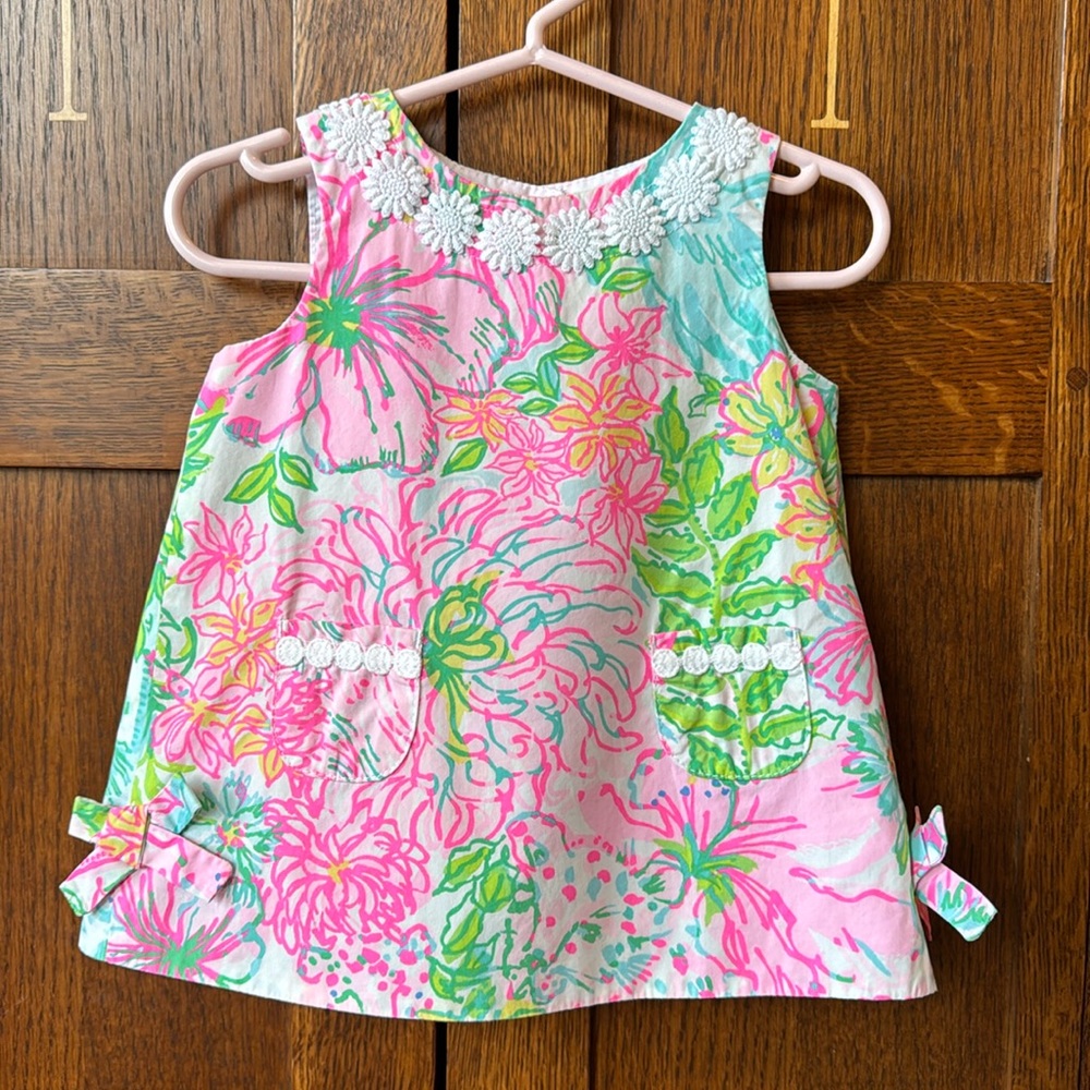 Lilly Pulitzer 6-12 Month Baby Shift in Paradise Found EUC with bloomers